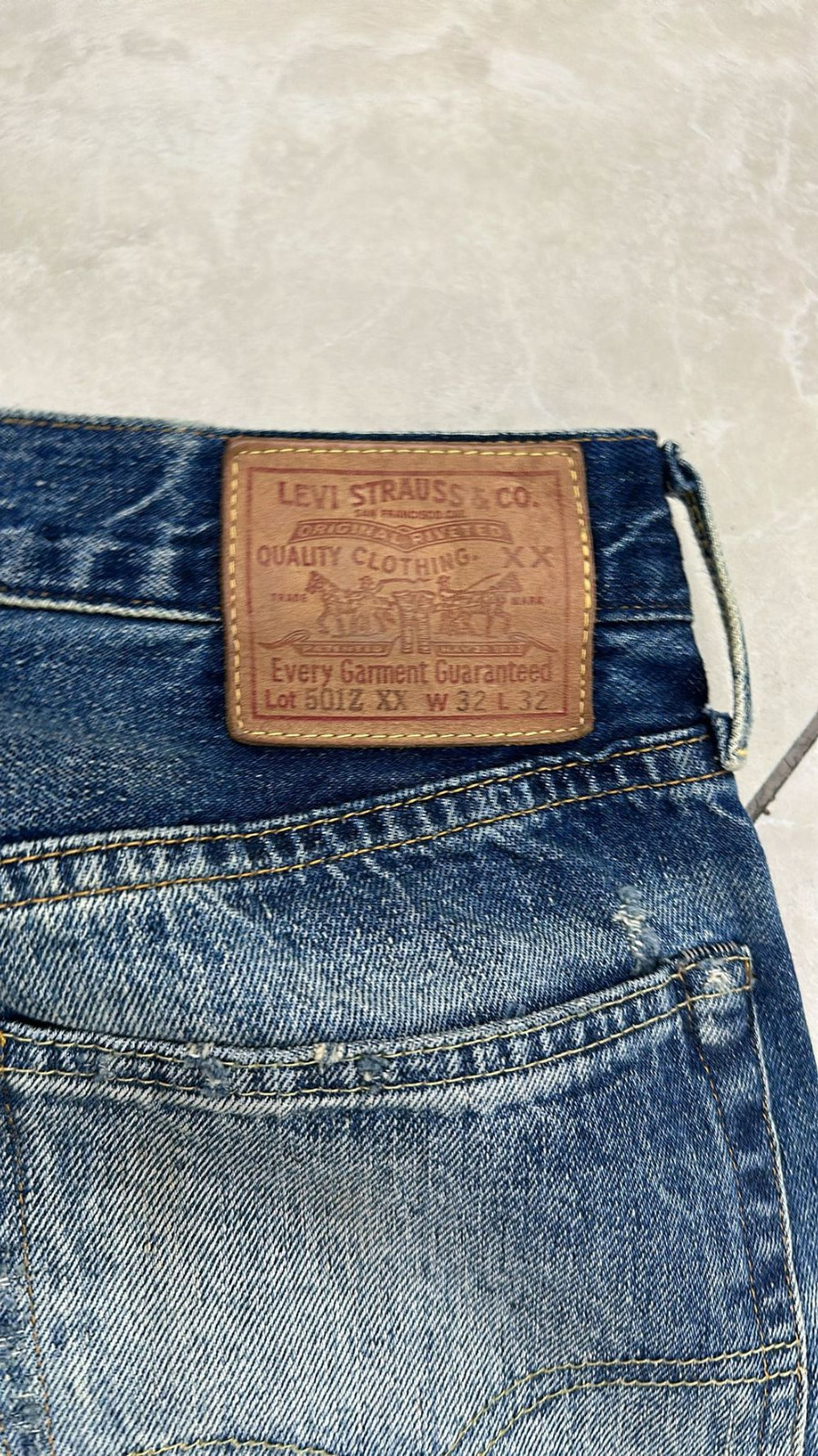 LVC SAMPLE Levi's Vintage Clothing 1954 501Z XX Selvedge 32x32 RARE STAMPEDE image 8