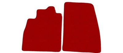 Basic Front Fußmatten Rot für Ford Puma / Puma hybrid 2019-  Automatten