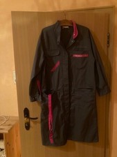 Sammler, Telekom Arbeitskittel Gr. 22 in grau/magenta, Gürtel & 4 großen Taschen