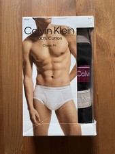 Calvin Klein Men's Cotton Briefs 3 Pack  Medium 32-34  Black  NB3999-902