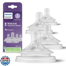 Philips Avent Natural Response Nipples, Extra Fast Flow Flow 5 ,
