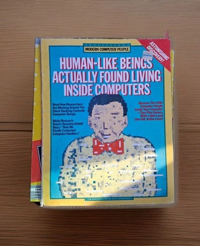 Rare Commodore 64 Little Computer People Magazine & Game by Activision