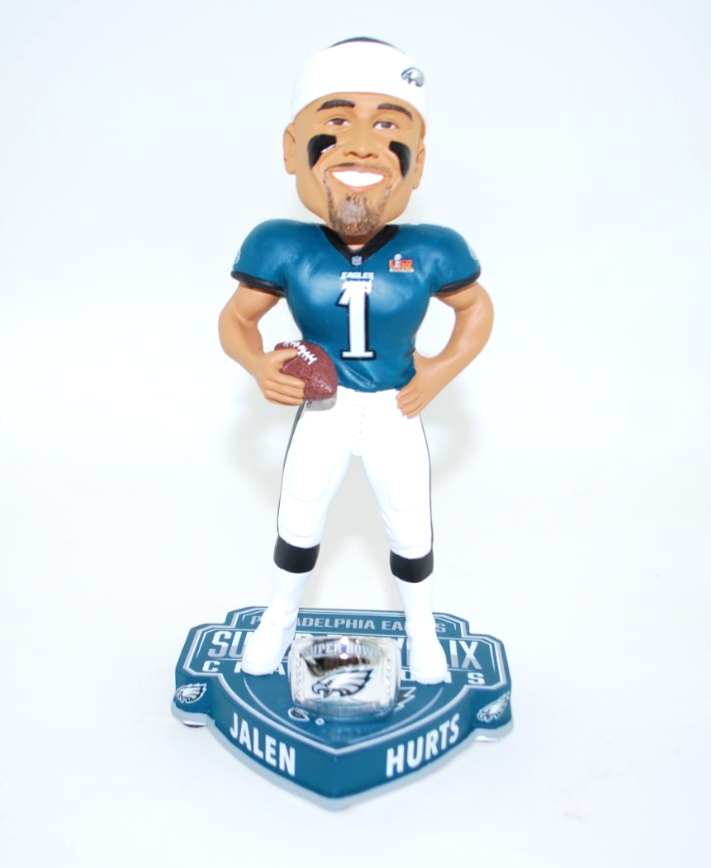 Jalen Hurts 2025 Super Bowl LIX Champions NFL FOCO Bobblehead - Eagles NIB!