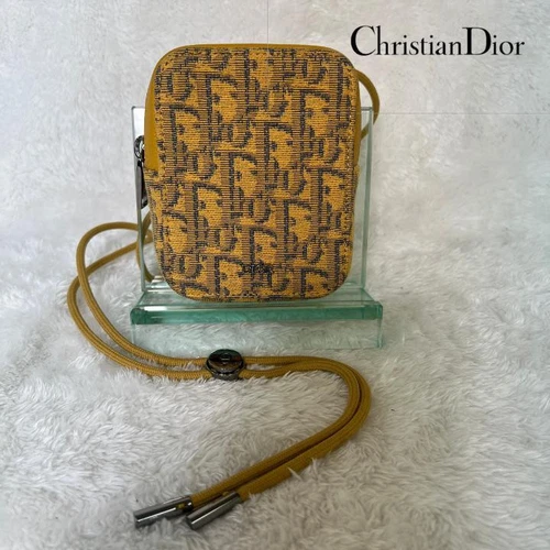 Pochette Christian Dior jaune