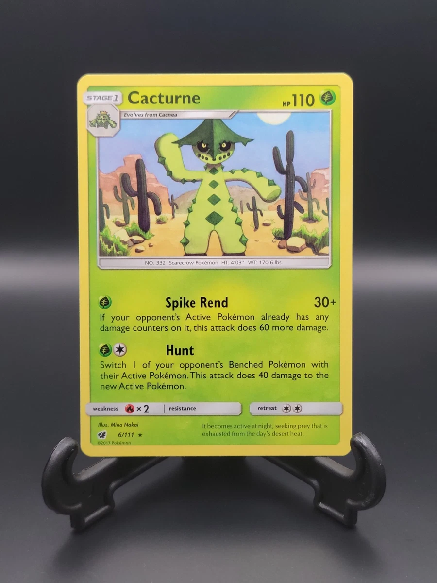 cacturne pokemon card - 88/162 you may put 1 damage counter on 1 of your opponents Pokemon that already has any damage counters on it Cacena & Cacturne Pokemon Advanced