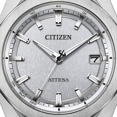 Citizen Attesa CB3040-56H ACT Line Eco-Drive Silver Titanium Radio
