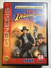 Sega Genesis Instruments Of Chaos Young Indiana Jones TESTED CIB