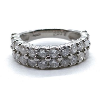 Anello gioiello diamante naturale 2 ct platino 5515230