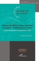 Pour Une Discipline Sciences Humaines Et Sociales - Travail Social En France