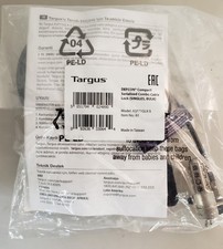 Targus ASP71GLX-S Defcon Compact Serialized Combo Cable Lock NEW SEALED 