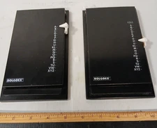 ROLODEX Telephone Address Finder Directory Pop Up Office Organizer  Black