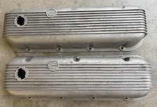 Cal Custom Big Block Chevy Finned Aluminum Valve Covers 396 427 Vintage 40-2100 Cal Custom Big Block Chevy Finned Aluminum Valve Covers 396 427 Vintage 40-2100