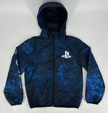 PlayStation Jacket Boys 8-10 Years Blue H M Video Game Windbreaker Retro 90s Y2K