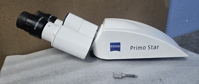 Zeiss Primo Star  Binocular Microscope Head w/2  eyepieces WF 10X/20 (BINW001B)