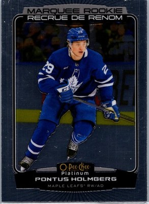 Pontus Holmberg 2022-23 O-Pee-Chee Platinum Toronto Maple Leafs Rookie #265