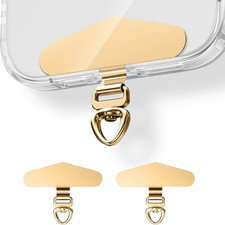 Heavy Duty Phone Tether Tab 360, Metal Lanyard Patch with 44Lbs Load Capacity 