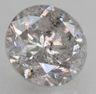 1.09 Carat Light Silver Round Brilliant Natural EARTH MINED Diamond 6.46mm VIDEO — photo 3