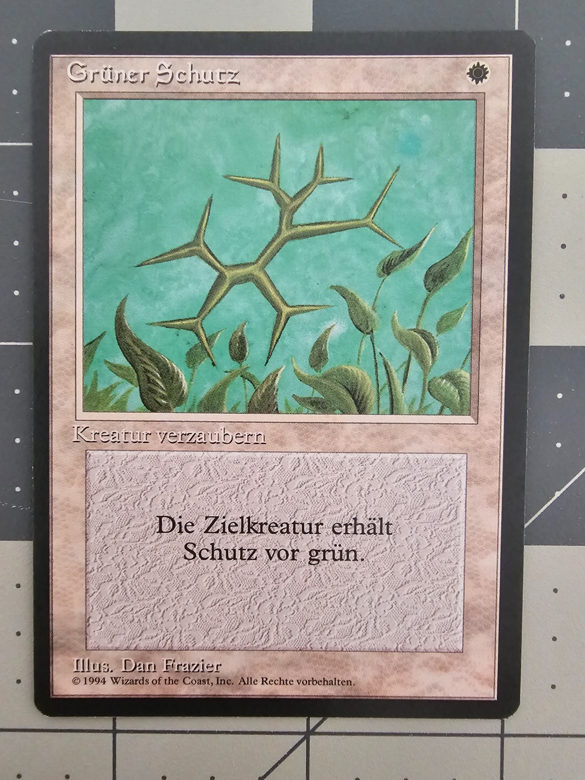 MTG ⭐ Revised Edition ⭐ Green Ward ⭐ Vintage Legacy ⭐ German ⭐