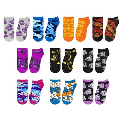 FORTNITE Fortnight Boys Socks - 10-Pack Battle Royale 4-7 Years, Assorted 