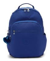 kipling Seoul Backpack L Rucksack Rucksack Blazing Blue Blau Neu