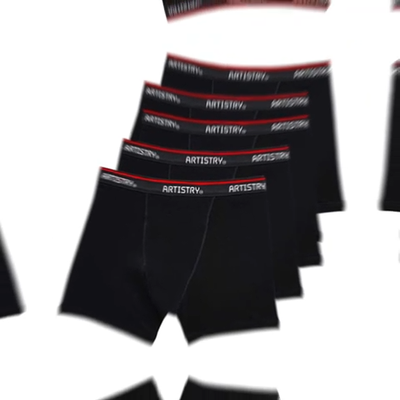 Pack Of and Black Mens Boxer Shorts Trunks Comfort Fit Boxers