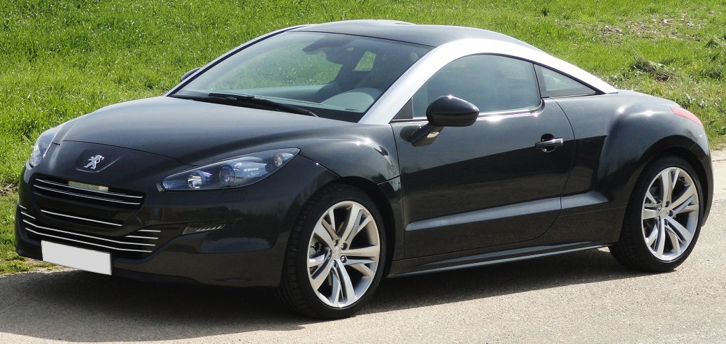 Baguette de calandre chromée Peugeot RCZ 2013 2014 moulure avant argent