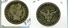 1913 D BARBER SILVER HALF DOLLAR VG FINE SCR 8291T