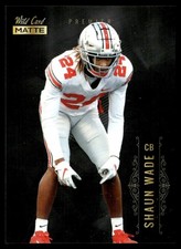 2021 Wild Card Matte Shaun Wade Rookie Ohio State Buckeyes #MBC-62. rookie card picture