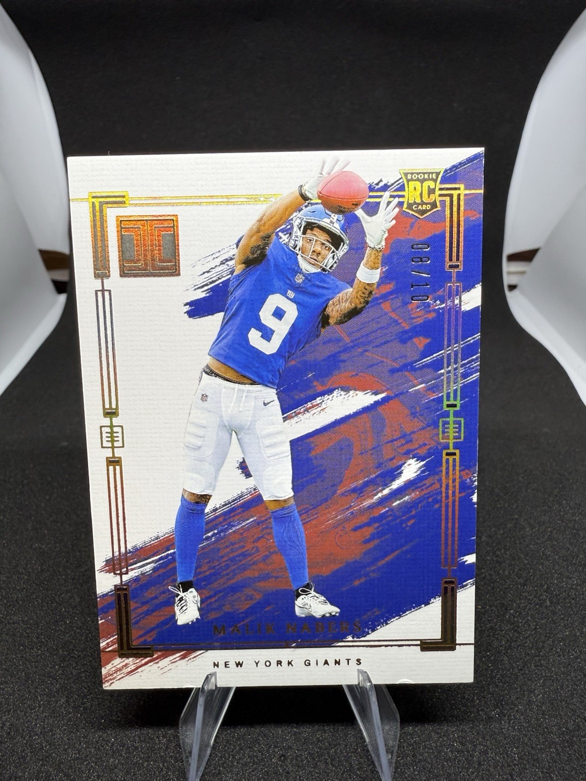 2024 Panini Impeccable Malik Nabers RC /10 Card #75