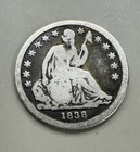 1838 Seated Liberty Dime 10C