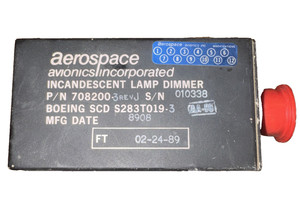 Aerospace Avionics 708200-3 Lamp Dimmer Boeing SCD S583T019-3   bin13