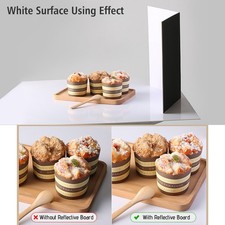 3-in-1 Photography Cardboard Paperboard Folding Photography Reflector Diffuser