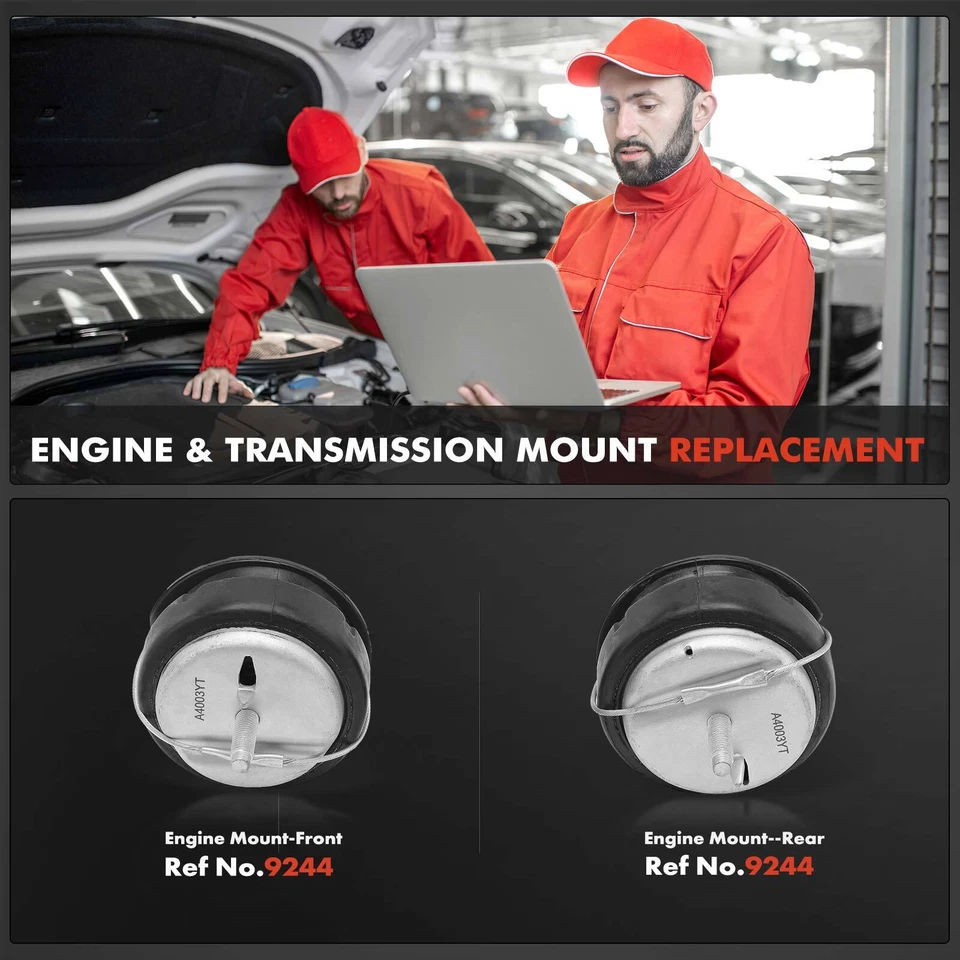 2 передних или задних крепления двигателя для Volvo C70 1998-2004 XC70 S60 S70 S80 V70 - Изображение 2 из 4