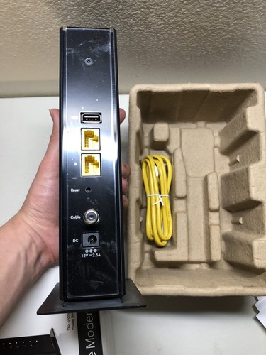 NETGEAR AC1200 Wi-Fi Cable Modem Router , Model C6230 Open box - Zdjęcie 2 z 4