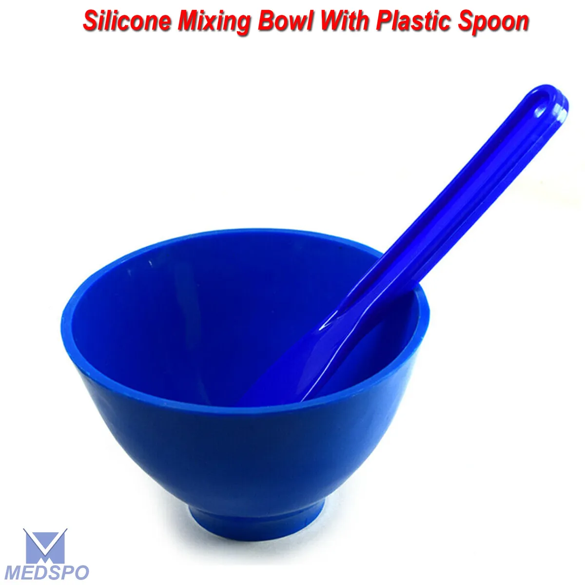 Dental Lab Mixing Bowl Blue Nonstick Flexible Silicone Rubber Hygienist  Tools