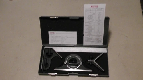 SPI 4 Piece, 12" Combination Square Set 1/16, 1/32, 1/64 & 1/8" (4R) Grad., Used