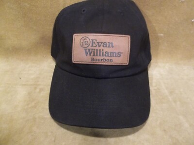 Evan Williams Kentucky Bourbon Black Label Baseball Cap Distressed Since1783