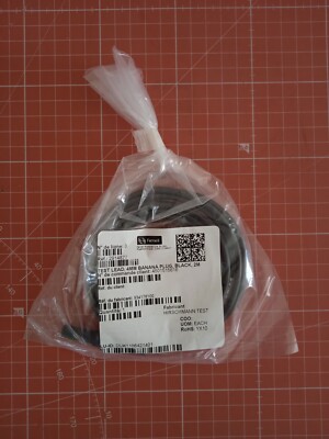 HIRSCHMANN Test Lead 4mm Banana Plug Black 2M 