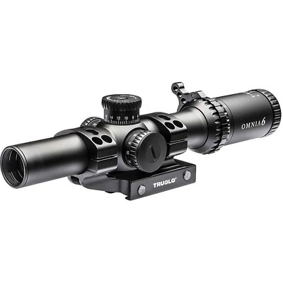 Truglo Omnia Rifle Scope 1-6X24mm 300M main tube Illuminate APTR One-piece Mount