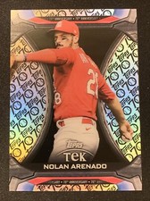 2021 Topps Update Tek 70th Anniversary #TTA-4 Nolan Arenado Cardinals