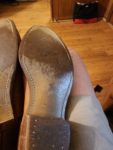 Vintage Dexter Leather Western Cowboy Boots Made In USA Size 9.5 M 738142 - Picture 11 of 13