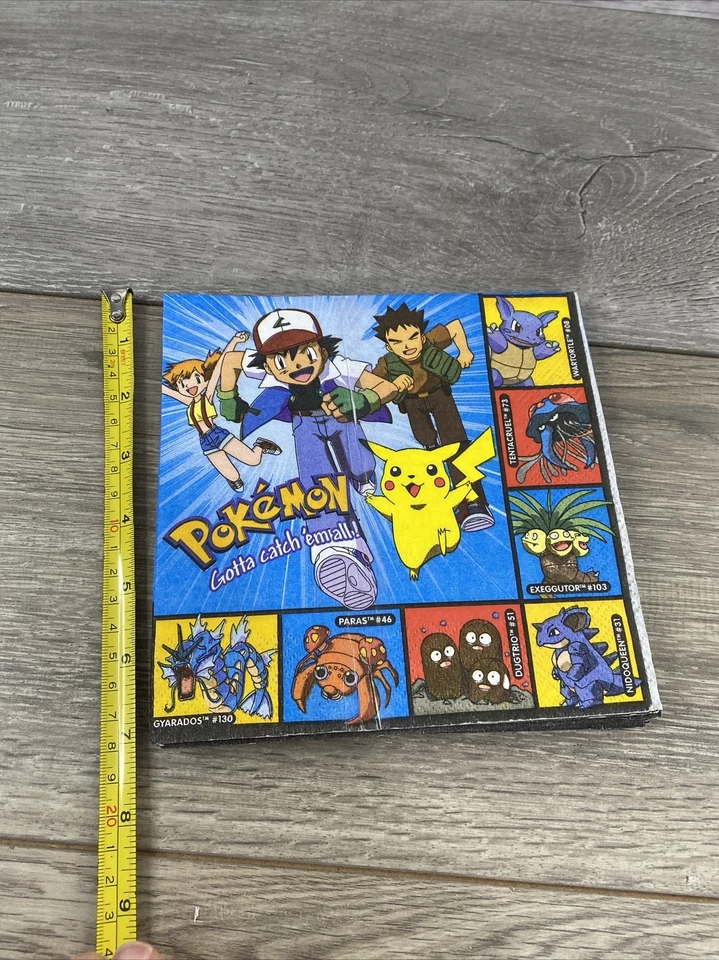 Vtg 90s Pokemon Lunch Napkins 9 count Party Supply by American Greetings OPENED - Image 4 of 4