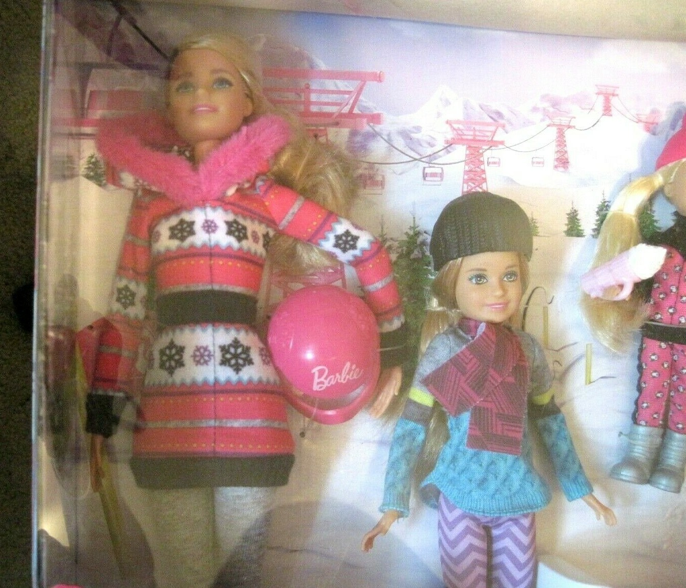barbie sisters snow fun gift set
