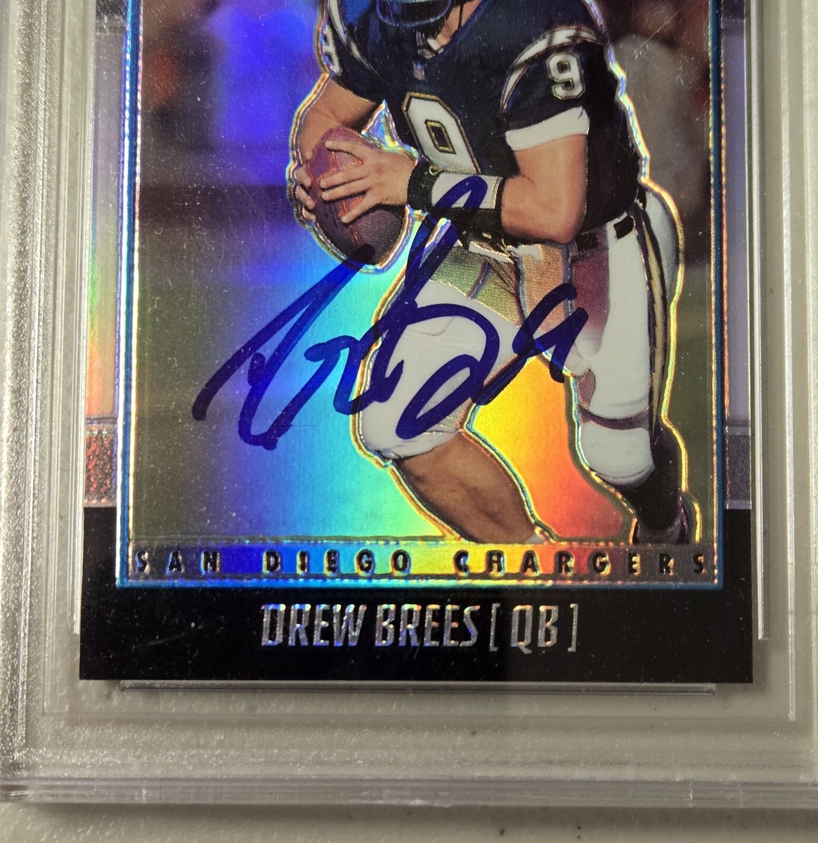 ドリュー ブリーズ　DREW BREES　直筆サインカード　AUTO　NFL Panini NFL DREW BREES 直筆サインカード 9/10ジャージー