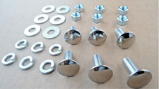 6 High Quality St Stl Bumper Boltsnuts For 1960 Up Gm Camaro Nova 442 Gto Etc 6 High Quality St Stl Bumper Boltsnuts For 1960 Up Gm Camaro Nova 442 Gto Etc