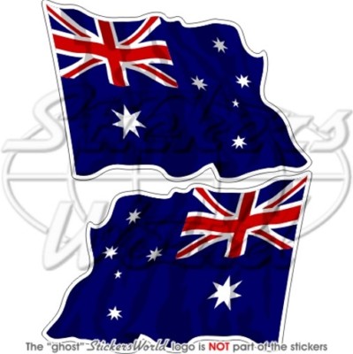 Australia Flag Stickers - 65 Per Sheet - Foto 9