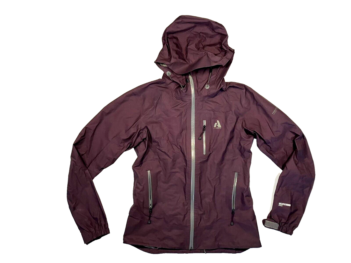 EDDIE BAUER Purple Nylon WEATHEREDGE-PRO RAIN JACKET Windbreaker Coat  Women's S