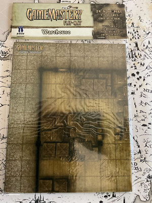 Paizo GAMEMASTERY:  WAREHOUSE Flip-Mat 24''x30'' reversible new in sealed pouch