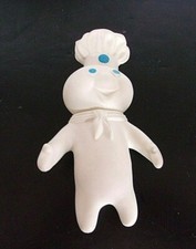 Vintage 1971 Pillsbury Doughboy VinyL Doll Poppin Fresh Swivel Head 7 Inch Tall
