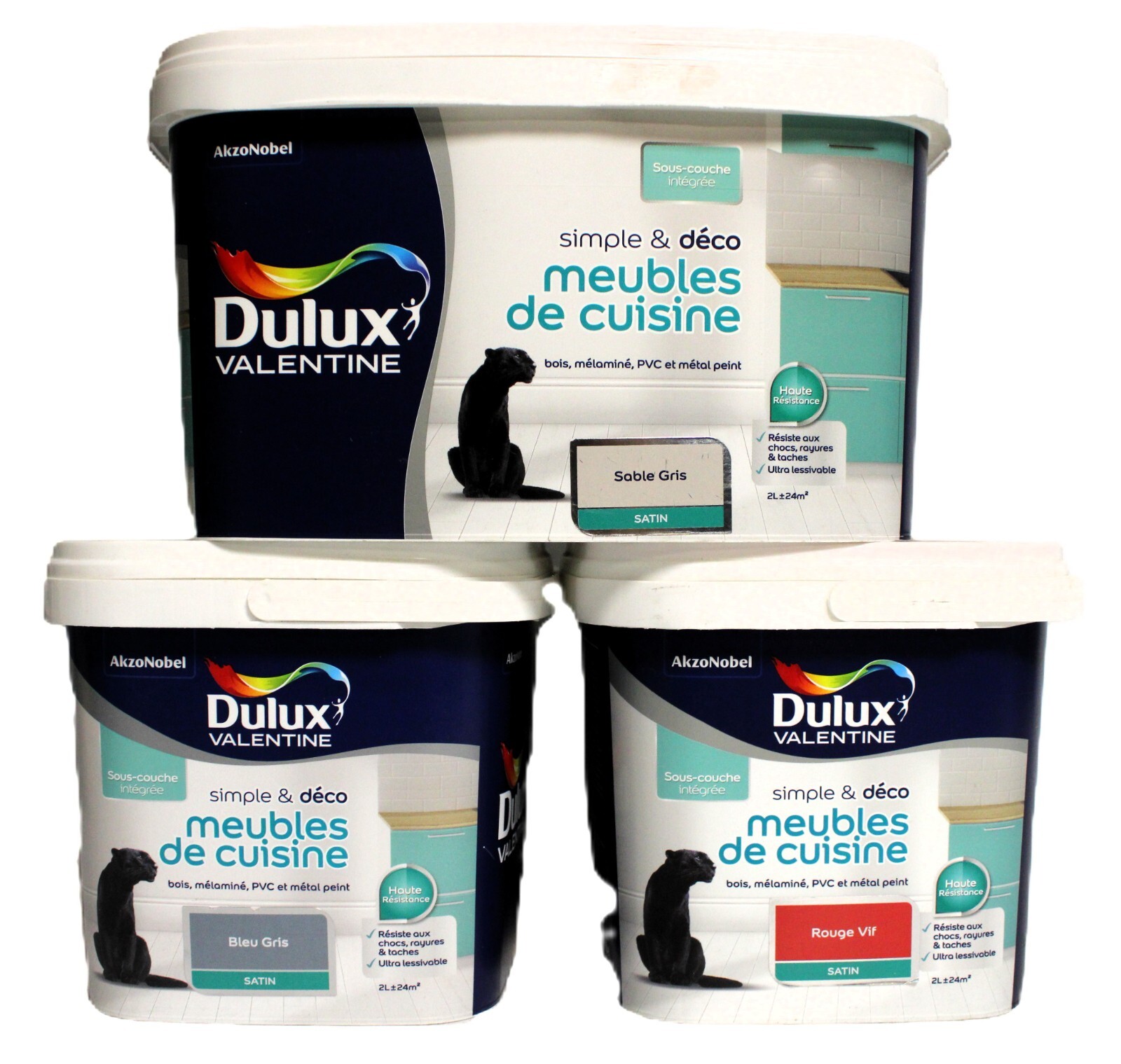 Peinture Dulux Valentine rénovation meuble cuisine sans poncer